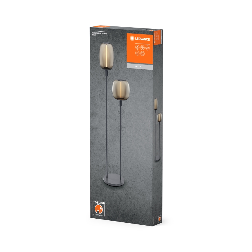 Ledvance - Стойка за лампа DECOR STICK 2xE27/40W/230V антрацит