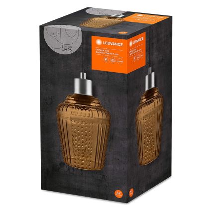 Ledvance - Висящ полилей JAR 1xE27/40W/230V оранжев