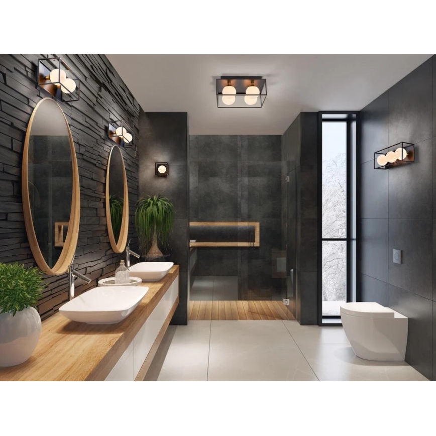 Ledvance - Външно стенно осветително тяло DECOR SQUARE 1xG9/28W/230V IP44