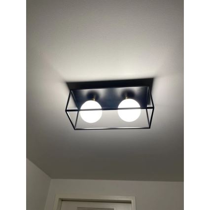 Ledvance - Външно стенно осветително тяло DECOR SQUARE 2xG9/28W/230V IP44