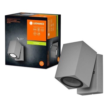 Ledvance - Външно стенно осветително тяло ENDURA CLASSIC 1xGU10/35W/230V IP44 сиво