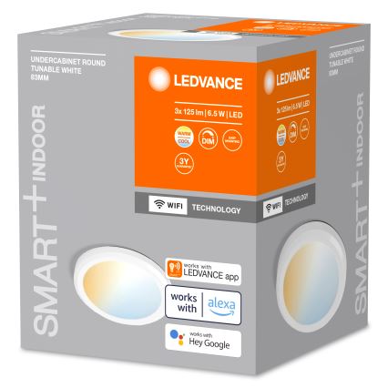 Ledvance - К-кт 3 бр. LED лампи за под кухненски шкаф SMART+ LED/6,5W/230V 3000-6500K Wi-Fi