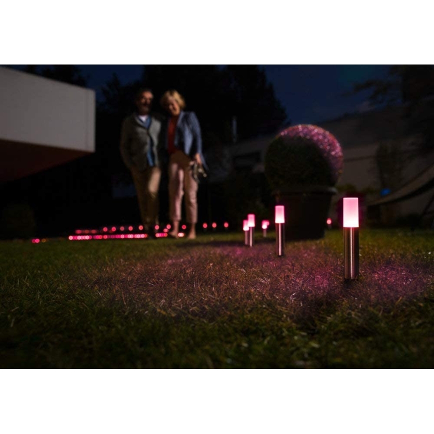 Ledvance - К-кт 5бр. LED RGBW екстериорни лампи SMART+ GARDEN POLE 5xLED/5,7W/230V IP65 Wi-Fi