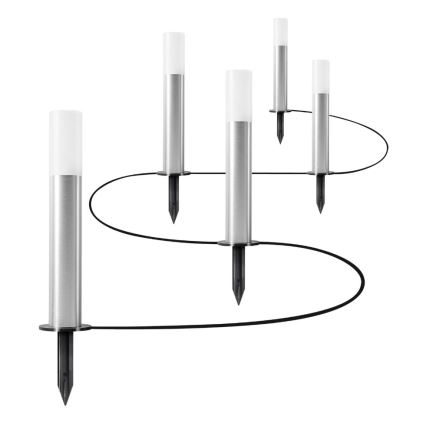 Ledvance - К-кт 5x LED RGBW Димируем екстериорен лампа SMART+ GARDENPOLE LED/6W/230V IP44