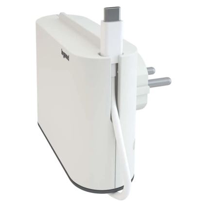Legrand 049401 - Контактен разклонител 2Z Тип C + USB-A + USB-C бял