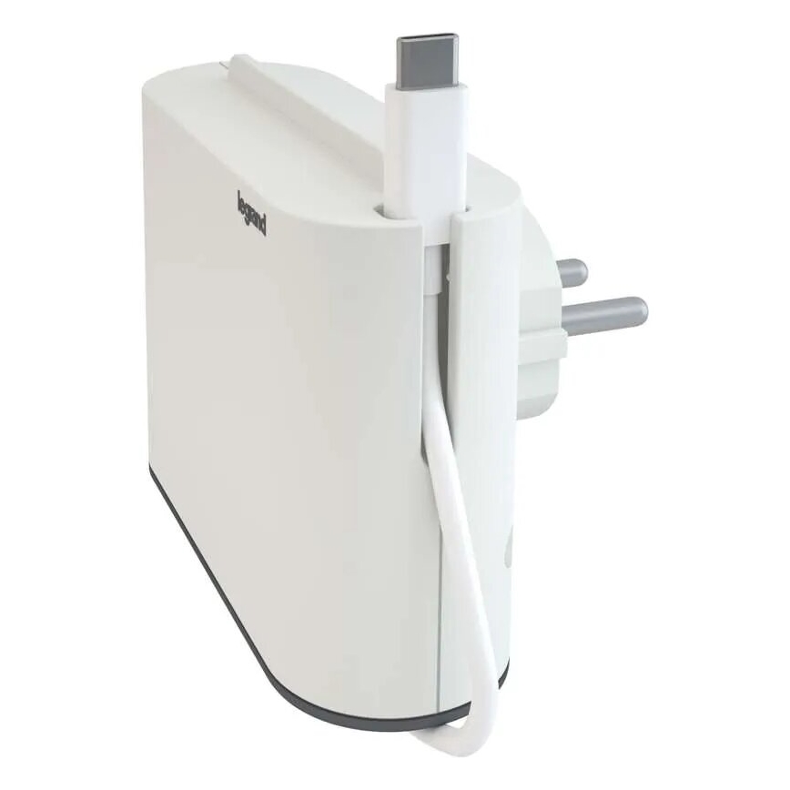 Legrand 049401 - Контактен разклонител 2Z Тип C + USB-A + USB-C бял