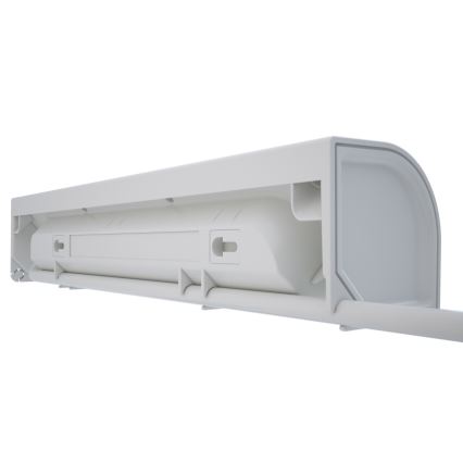 Legrand 049406 - Удължител с 3 гнезда, щепсел тип E + USB-A и USB-C, 1 м, сребрист/бял