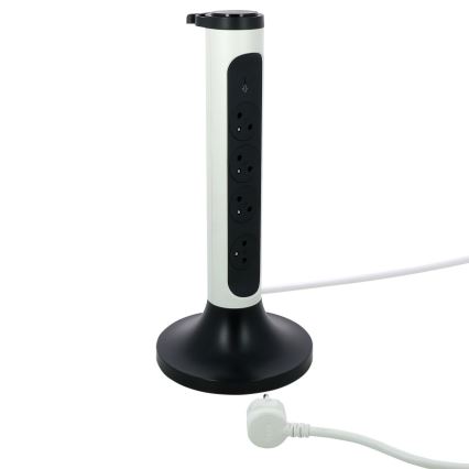 Legrand 049410 - Колона с контакти 230V/16A, 4x2P+T 2m