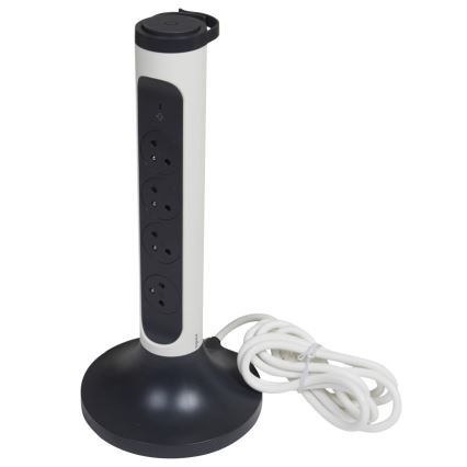 Legrand 049410 - Колона с контакти 230V/16A, 4x2P+T 2m