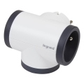 Legrand 049436 - Контактен разклонител swivel 3Z Тип E бял/черен
