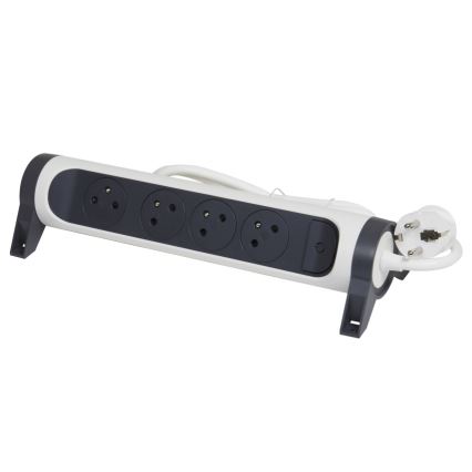 Legrand 049459 - Разклонител с превключвател 4Z Тип E 3m