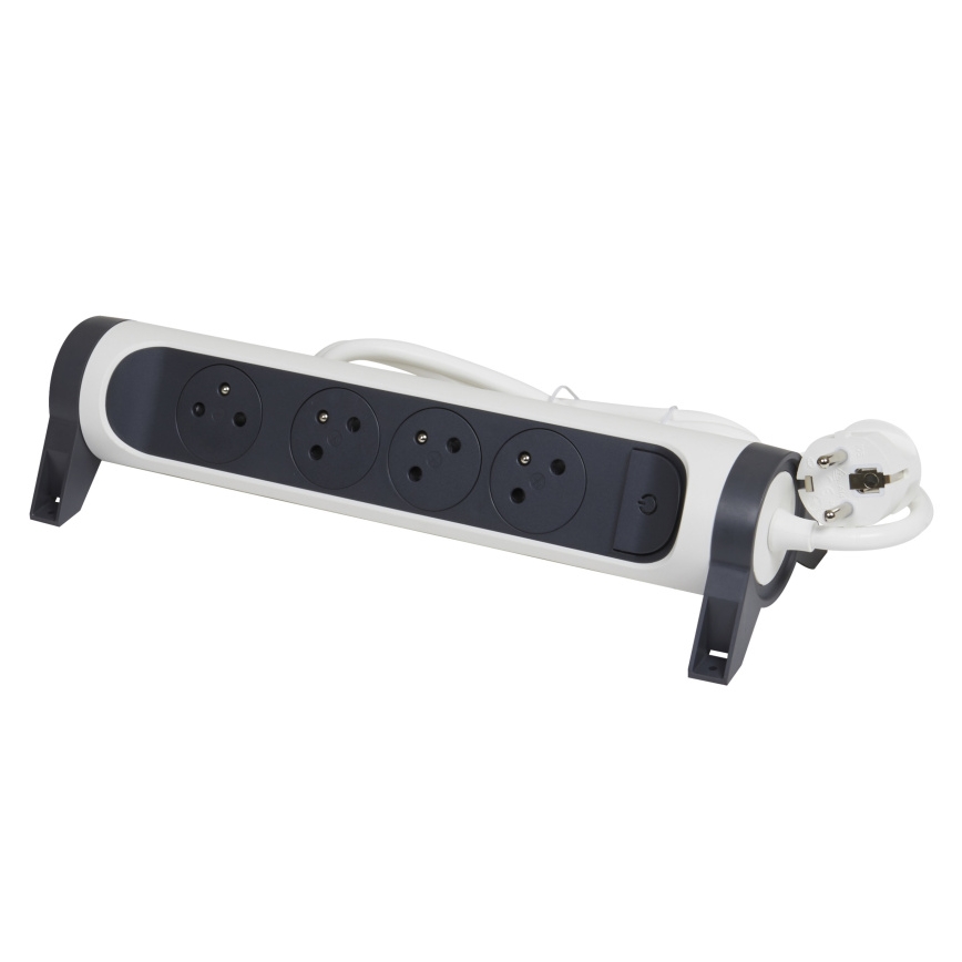 Legrand 049459 - Разклонител с превключвател 4Z Тип E 3m