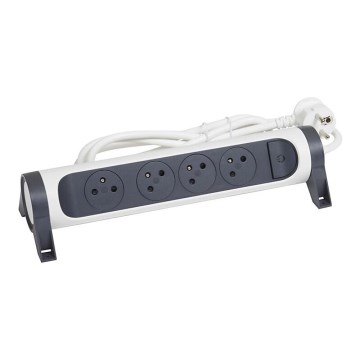 Legrand 049459 - Разклонител с превключвател 4Z Тип E 3m