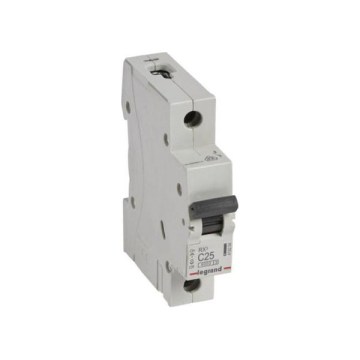 Legrand - 1-фазов автоматичен прекъсвач RX3 1P C 25A 6000A
