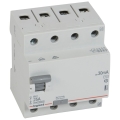 Legrand - 4-полюсен диференциален прекъсвач RX3 4P 25A 30MA AC