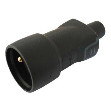 Legrand 50446 - Гумен контакт 2P+T 16A/250V IP44 черен