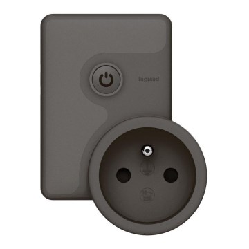 Legrand 64887 - Смарт мобилен контакт VALENA 230V Wi-Fi IP41 черен