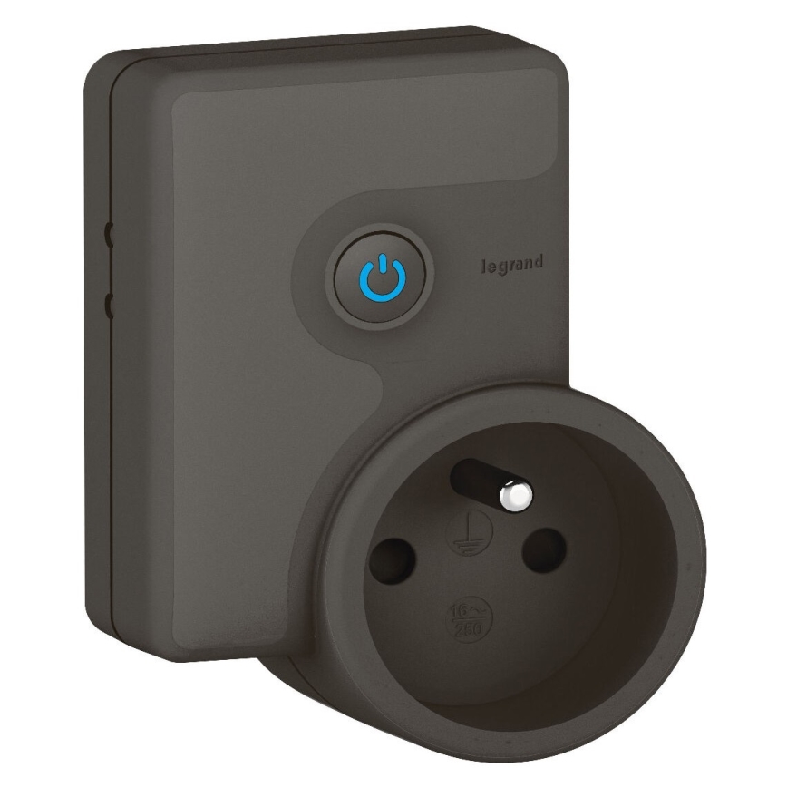 Legrand 64887 - Смарт мобилен контакт VALENA 230V Wi-Fi IP41 черен