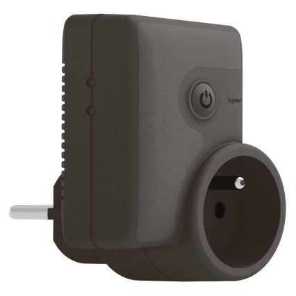 Legrand 64887 - Смарт мобилен контакт VALENA 230V Wi-Fi IP41 черен