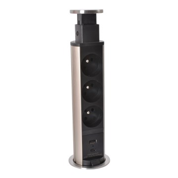 Legrand 654970 - Колона с контакти за маса 3x230V + USB-A + USB-C