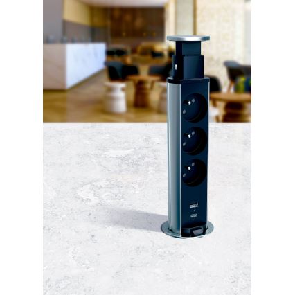 Legrand 654970 - Колона с контакти за маса 3x230V + USB-A + USB-C