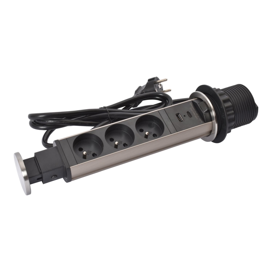 Legrand 654970 - Колона с контакти за маса 3x230V + USB-A + USB-C