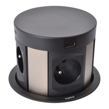 Legrand 654980 - Колона с контакти за маса 4x230V + 2xUSB-A + 2xUSB-C