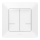 Legrand 752187- Смарт безжичен превключвател с 2 бутона VALENA 1xCR2032 Wi-Fi IP40