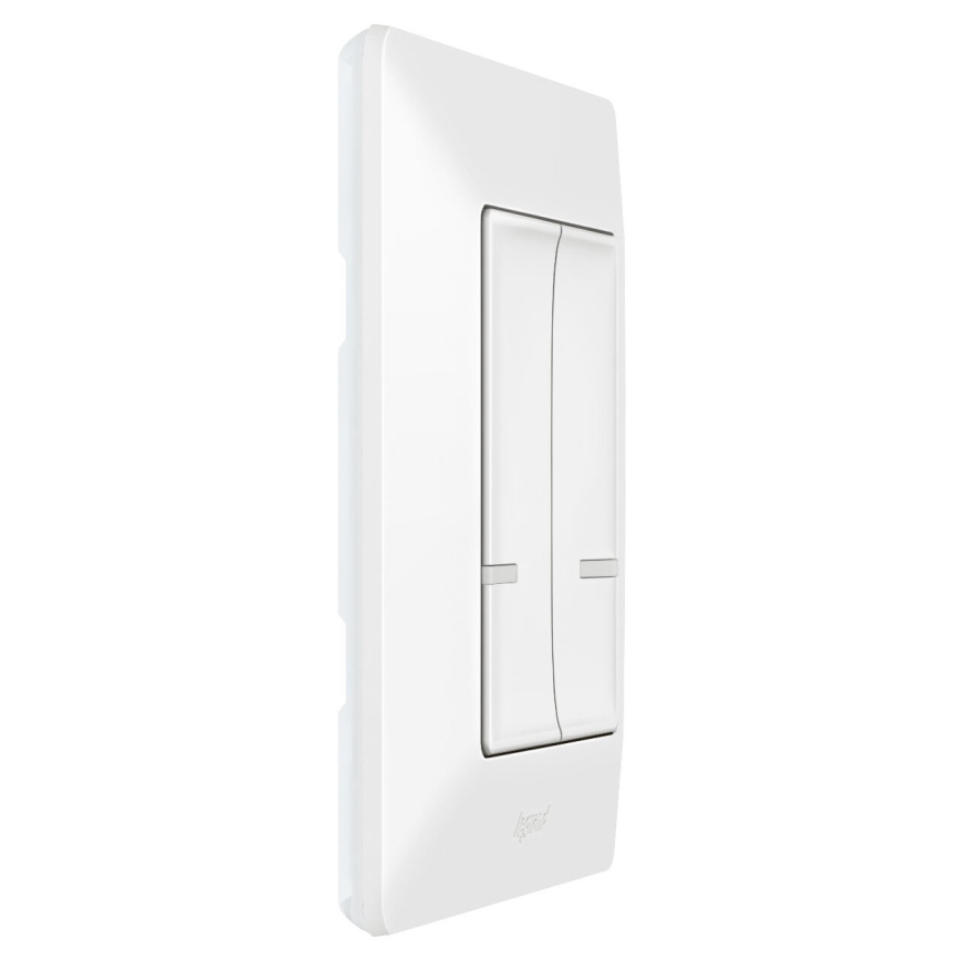 Legrand 752187- Смарт безжичен превключвател с 2 бутона VALENA 1xCR2032 Wi-Fi IP40