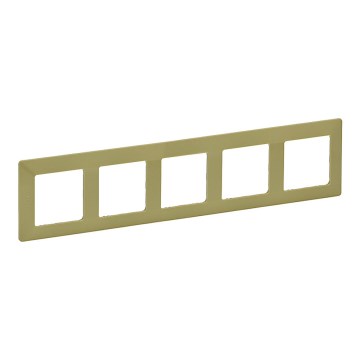 Legrand 754085 - Рамка pro Превключателe VALENA LIFE 5P зелена