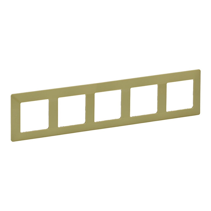 Legrand 754085 - Рамка pro Превключателe VALENA LIFE 5P зелена