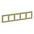 Legrand 754085 - Рамка VALENA LIFE за 5 модула, зелена