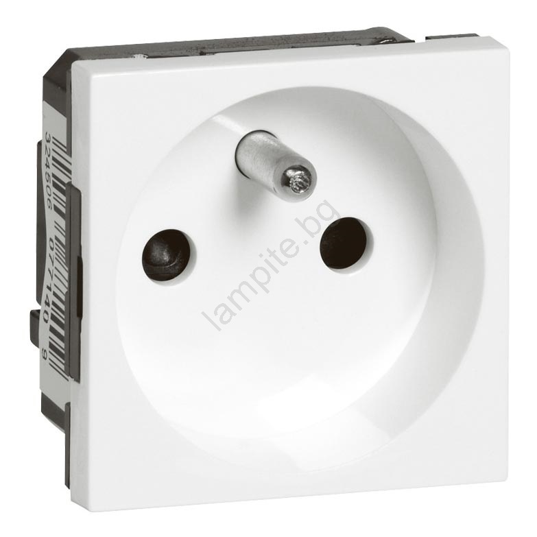 Legrand 77140 - Контакт MOSAIC 230V/16A 2P+T 2M бял | Lampite