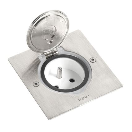 Legrand 89700 - Рамка за подов контакт PLATINUM 2M IP44 неръждаем