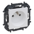 Legrand - Безрамкова домашна розетка NILOE STEP 250V бяла