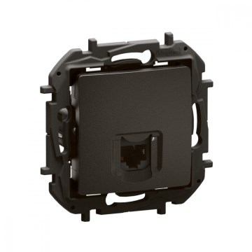 Legrand - безрамкова Ethernet розетка RJ45 NILOE, черна