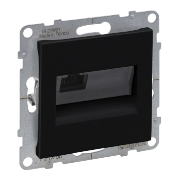 Legrand - Безрамкова Ethernet розетка RJ45 SUNO черна