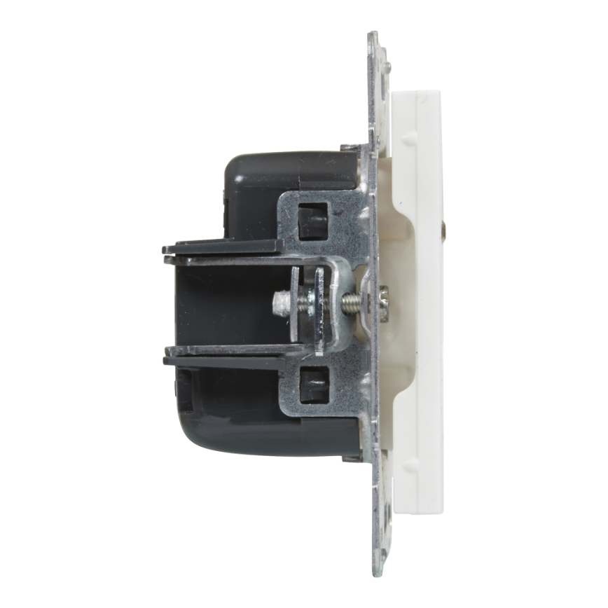Legrand - Бяла битова розетка SUNO 250V/16A без рамка