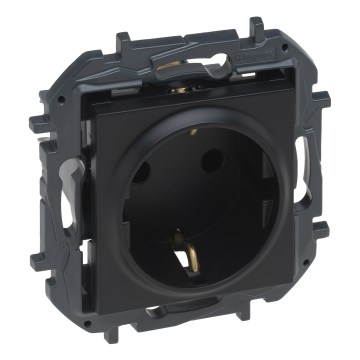 Legrand - Домашен SCHUKO контакт без рамка NILOE STEP 250V черен