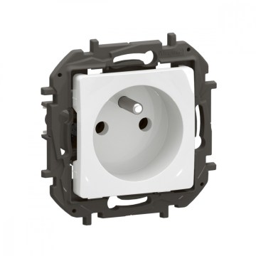 Legrand - Домашна розетка без рамка NILOE 250V бяла