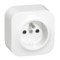 Legrand - Стенна битова розетка FORIX 250V бяла