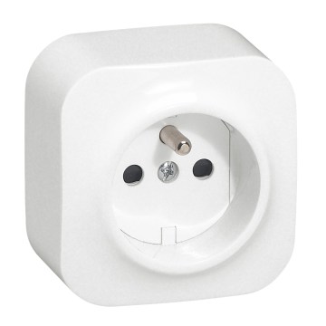 Legrand - Стенна битова розетка FORIX 250V бяла