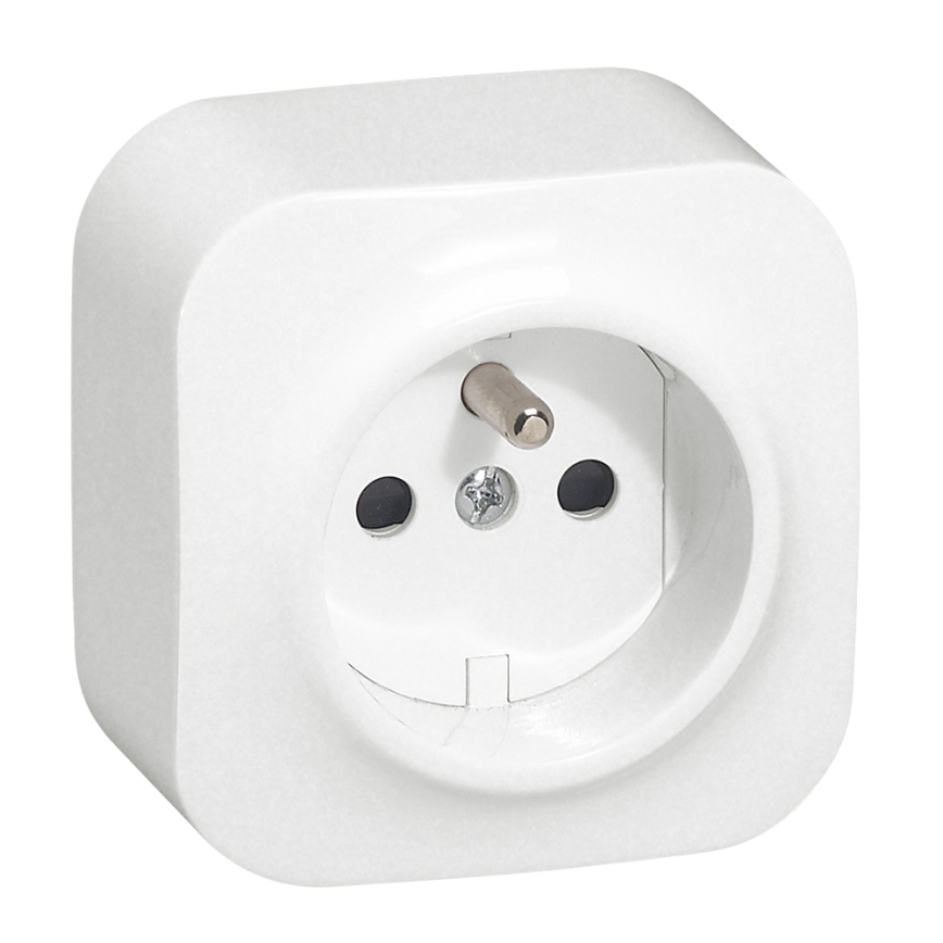 Legrand - Стенна битова розетка FORIX 250V бяла