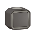 Legrand - Стълбищен ключ № 6 PLEXO IP55, антрацит