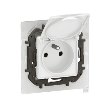 Legrand - Външна домашна розетка без рамка 250V/16A NILOE IP44 бяла