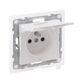Legrand - Външна домашна розетка без рамка NILOE STEP 250V IP44 бяла