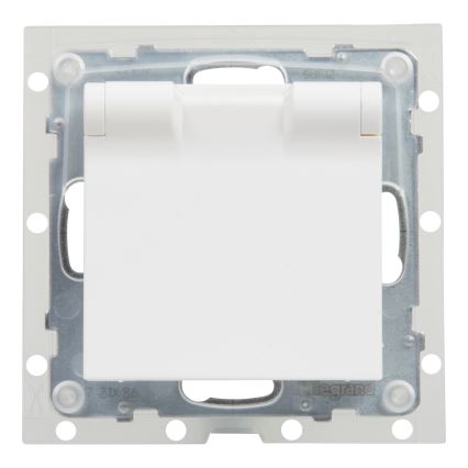 Legrand - Външна домашна розетка без рамка NILOE STEP 250V IP44 бяла