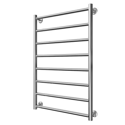 Лестничен радиатор за баня INOX FLAT 163W/230V 77x53 cm неръждаема стомана/лъскав хром