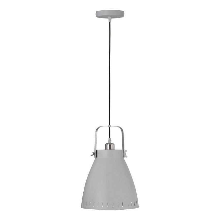 Leuchten Direkt 11059-15 - Пендел EVA 1xE27/60W/230V Ø 21,5 см сив