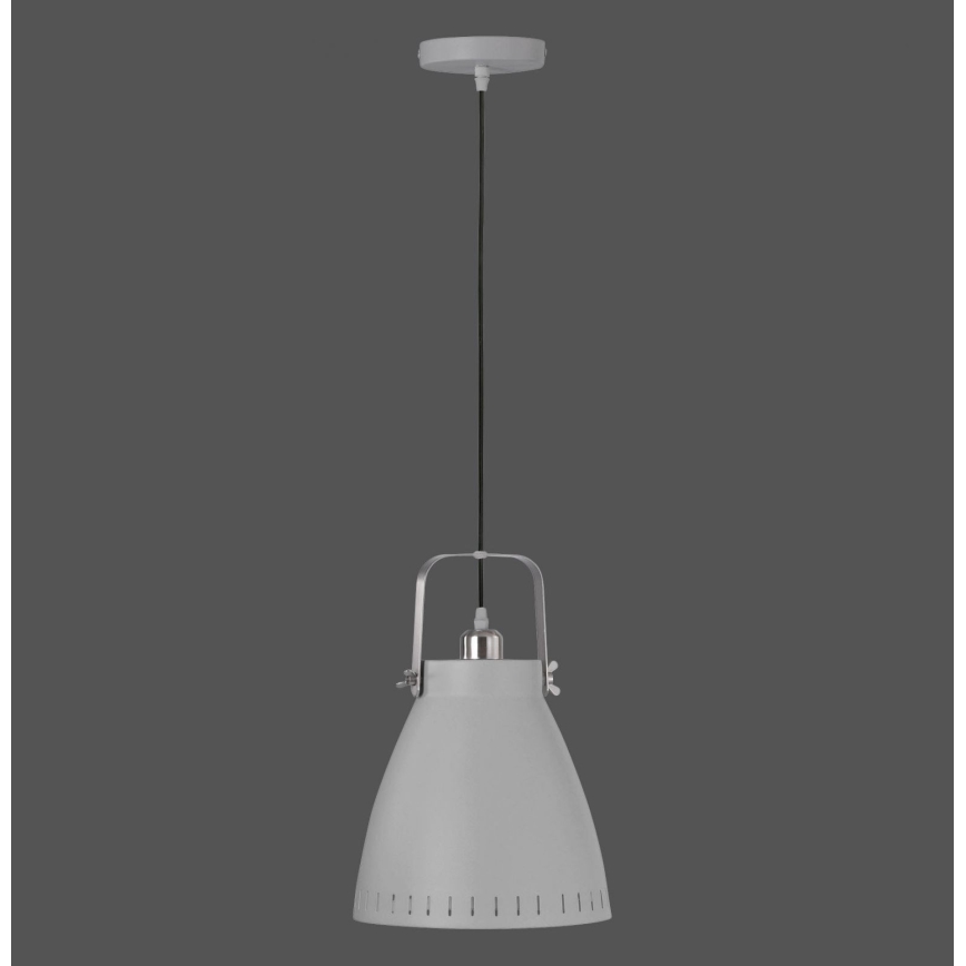 Leuchten Direkt 11059-15 - Пендел EVA 1xE27/60W/230V Ø 21,5 см сив
